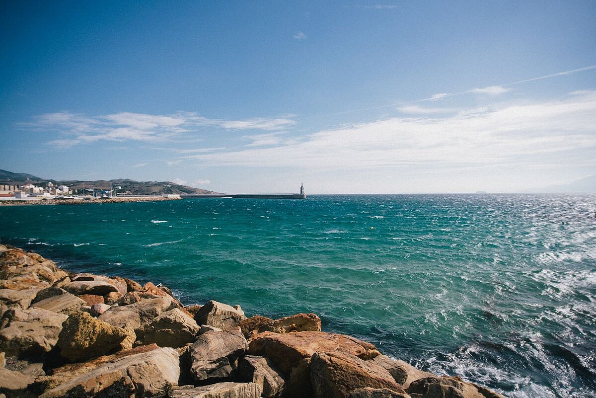 Blick auf Tarifa (Spanien)